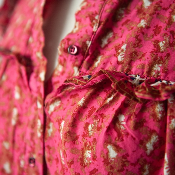 Joie Western Ruffle Button Down Top | Cowgirl - Picture 4 of 10